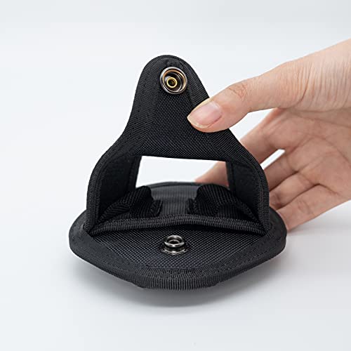 Dotacty Handcuff Holder Case Nylon Open Top Cuff Holster Pouch Sheath Fits Chain/Hinged Cuff For Duty Belt Law Enforcement (1 Pcs) #TOP2