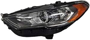 Driver Headlight Assembly Compatible with 2017-2018 Ford Fusion