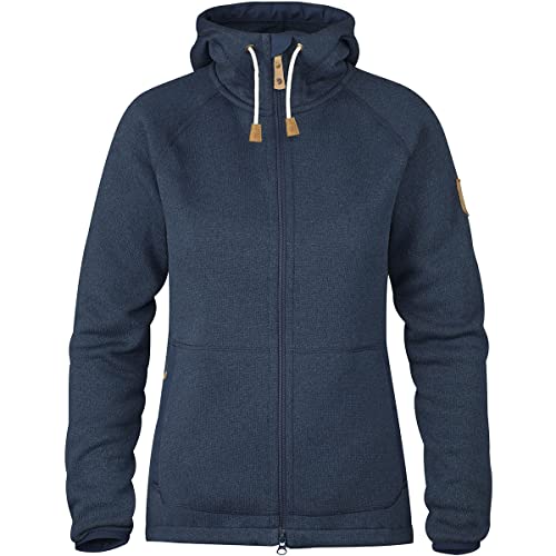 Fjällräven Ovik Women's Fleece Hoodie - Navy, M