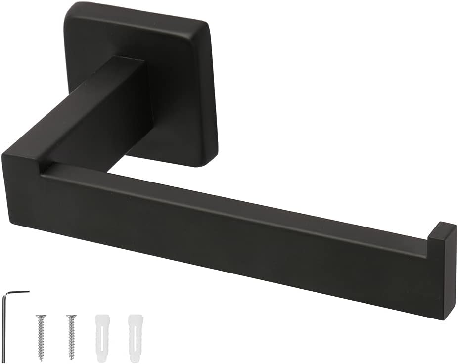 TocTen Toilet Paper Holder (Black, 6.5) Thumbnail