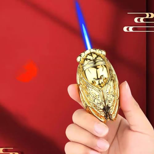 Encendedor a prueba de viento con llama ajustable miniatura 3