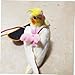 BESPORTBLE 3pcs Pet Harness Parrot Harness Parrot Pulling Rope Bird Toys for Parakeets