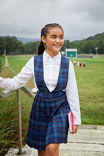 French Toast Girls Fitted Wrinkle-Resistant Long Sleeve Oxford Shirt3