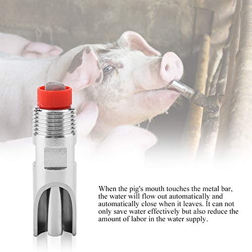 Bebedor de Mamilos para Suínos, Alimentador Automático de Mamilos para Suínos, Aço Inoxidável Mantém