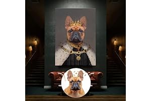 Immortalize Your Beloved with Potato Parcel's Custom Pet or Human Portrait