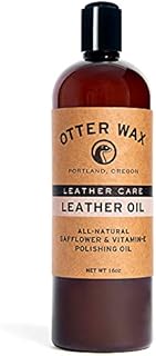 Otter Wax Leather Oil - 16oz Premium All-Natural Leather Conditioner - Made In