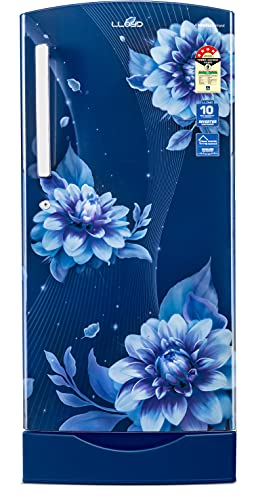 Image of Havells-Lloyd 200 L 4 Star Inverter Direct Cool One Door Refrigerator (GLDF214SBBS2PB Begonia Blue)- 2022 Model, Free 1 Year Extended warranty