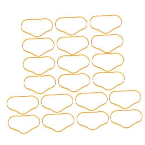 ROMISBABA 70 pezzi Elastici in Gomma Spessi Arancioni Multiuso Fasce