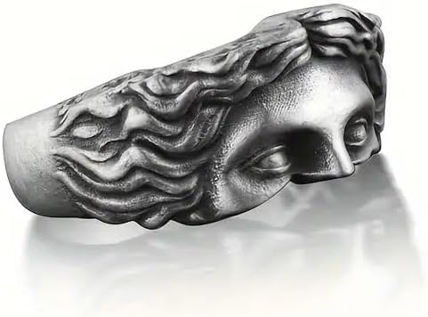 925 Sterling Silver Venus Eyes Ring - Goddess Venus Jewelry, Roman Mythology Fantasy Ring
