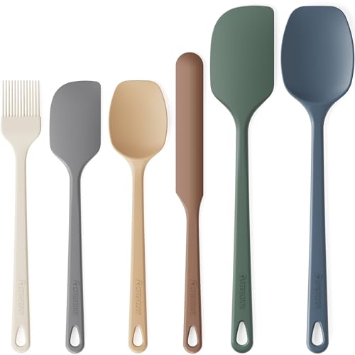 Astercook 6-Piece Silicone Spatula Set...
