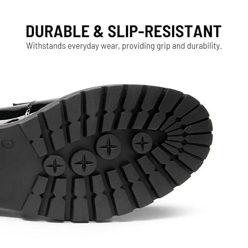 Image of DREAM PAIRS Women's Chunky Loafers Business Casual Shoes | Comfortable Slip-on Loafers for Women with Round-toe Design and Tassels, Work Office Dressy Shoes