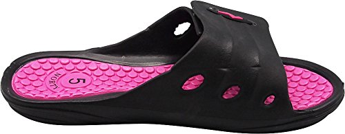 NORTY - Women's Slide Strap Shower Beach Pool Sandal - 3 Color Combinations3