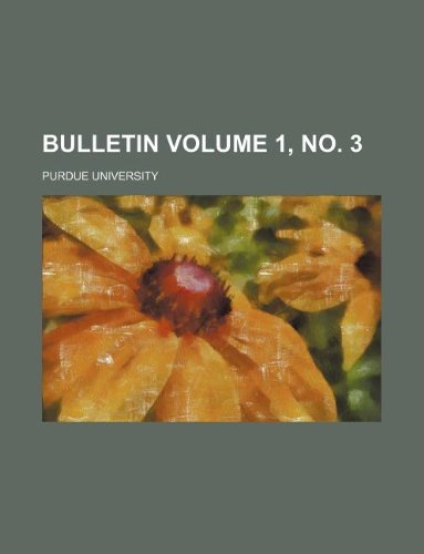 Bulletin Volume 1, No. 3