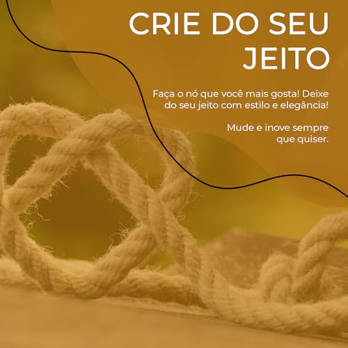 Kit 3 Luminária Pendente Teto Corda Sisal Rústico 1m Lpcr11