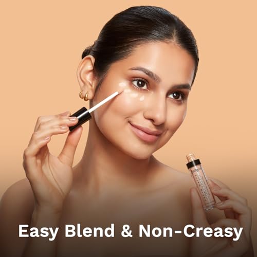 Image of Pilgrim Full Coverage Dream Matte Liquid Concealer 7.3ml | Concealer for Dark Circles with Australian Kakadu Plum & Hyaluronic Acid | Crease resistance & Lightweight | All Day Coverage | Shade Ivory