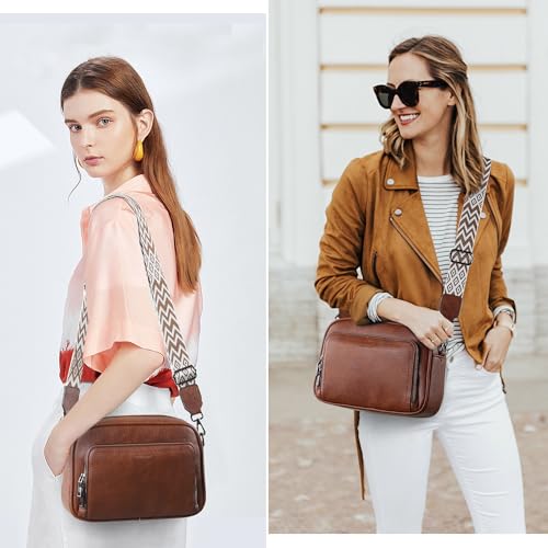 Crossbody Bags for Women, Shoulder Hobo Anti Theft Bags Cross body Handbags Women's Leather Purses with 8 Card Slots2
