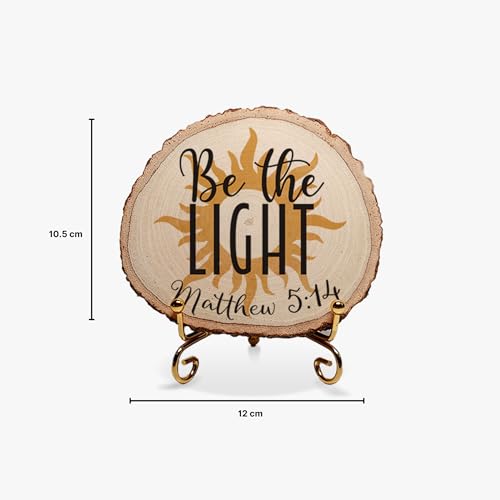Image of MOTIVATIONAL GIFTS Be The Light Wooden Motivational Quotes Table Decorative Gifts Wood Showpiece For Office Table Living Room