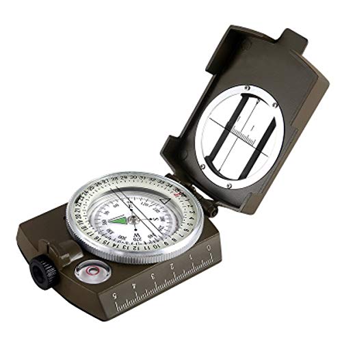 Metal Glass Compass Survival Hiking Outdoor Camping Equipment Geological Compass Compact - Image 6