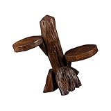 pflanzenständer, blumenstand, blumenstander Blumenregal pflanzenhocker pflanzentopf blumentopf hoch indoor holz seule Garten Blumentreppen Pflanzentreppe Ablagen deko gold metall weiß schwar