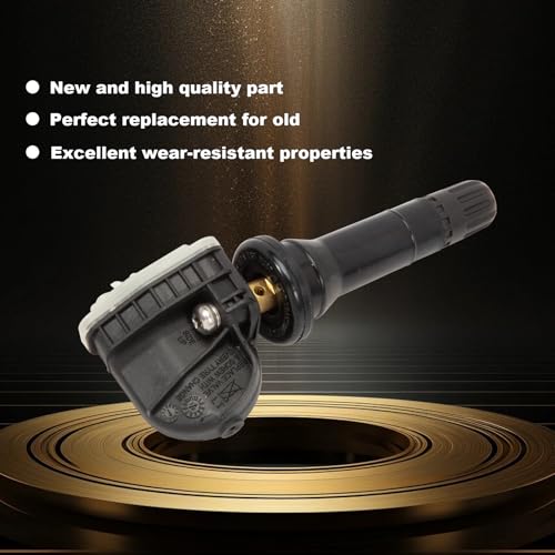 4 Stück 2036804 Reifendrucksensor Passend für Galaxy S-Max Edge Fiesta Mondeo Mustang TPMS mit 433 MHz Reifendrucküberwachungssystem RDKS-Sensoren 2318453 5291383
