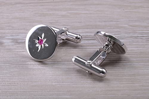 Ruby Set Zilveren Manchetknopen - Image 6