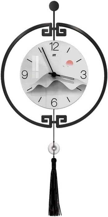 Montre murale personnalisée au style chinois pour apporter de la poésie dans votre salon
