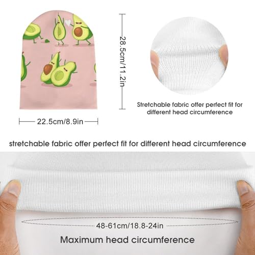 Bonnet tricoté pizza doux et extensible pour hommes et femmes