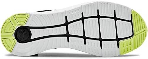 Under Armour Men's Charged Impulse Running Shoe, Black (004)/Vapor Green, 7 | Image 1