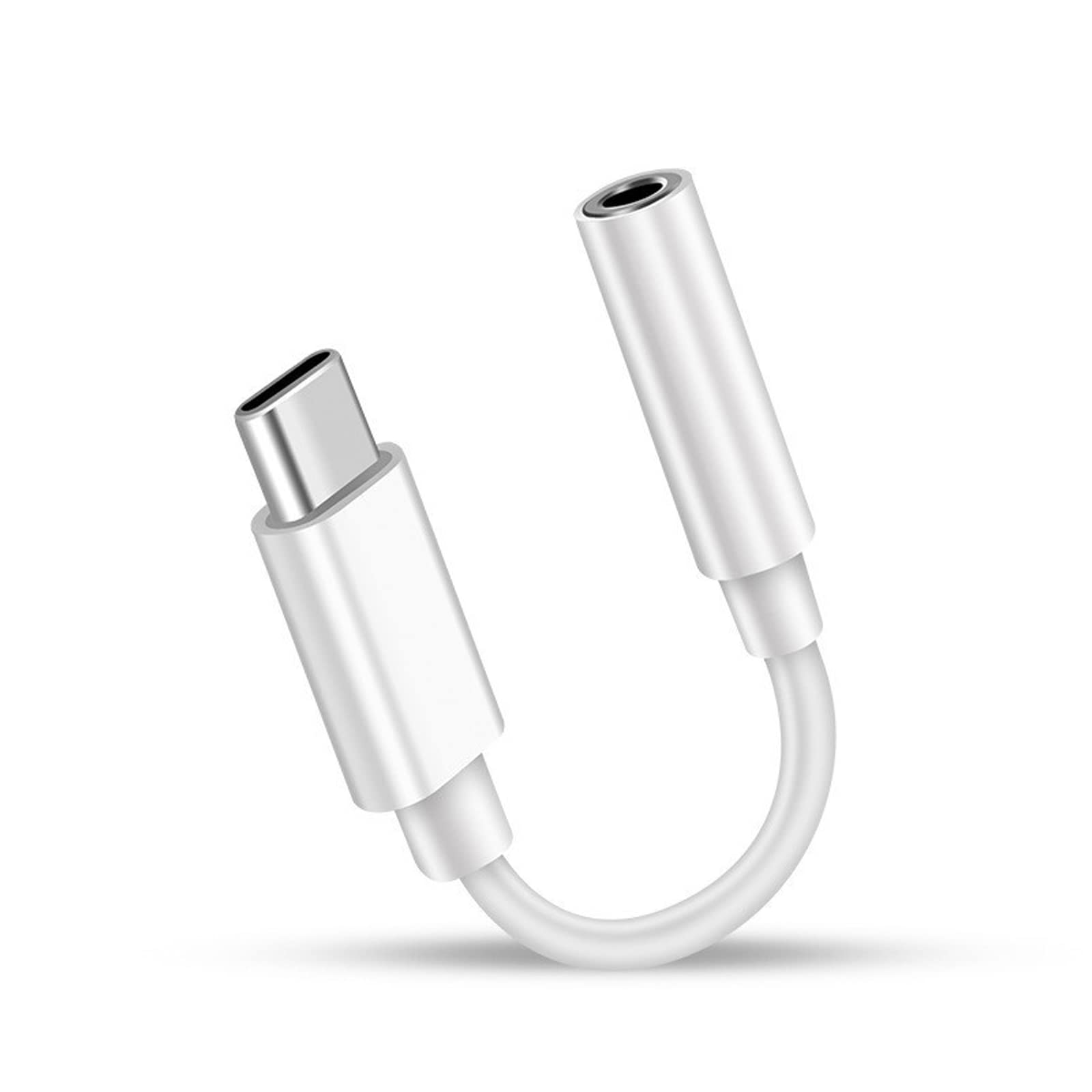 Type-cイヤホンジャック変換USB-C回転3.5 MMオーディオアダプタイヤホン変換通話/音量制御/音楽 対応高耐久性MacBook Air/Pro/iPad Pro/Android/typecデバイス応用（白）