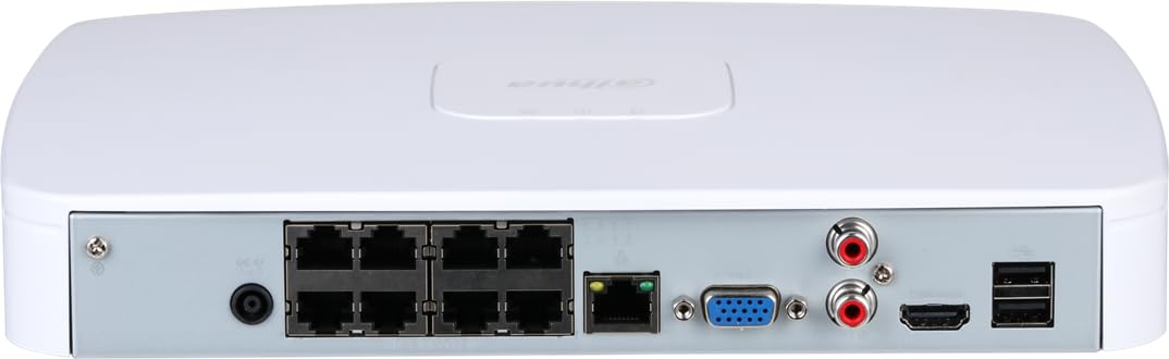 NVR IP 4K ULTRA-HD 8-kanałowy 12MP - 8 kanałów PoE - 1HDD P2P -NVR2108-8P-4KS3