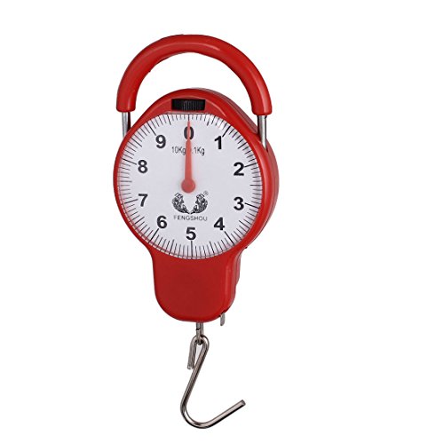 Preisvergleich Produktbild sourcing map Gepäckwaage Federwaage Zeigerschnellwaage bis 10kg, mit Maßband