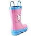 SANRIO Hello Kitty Girl's Pink Rain Boots - Size 7-8 Toddler