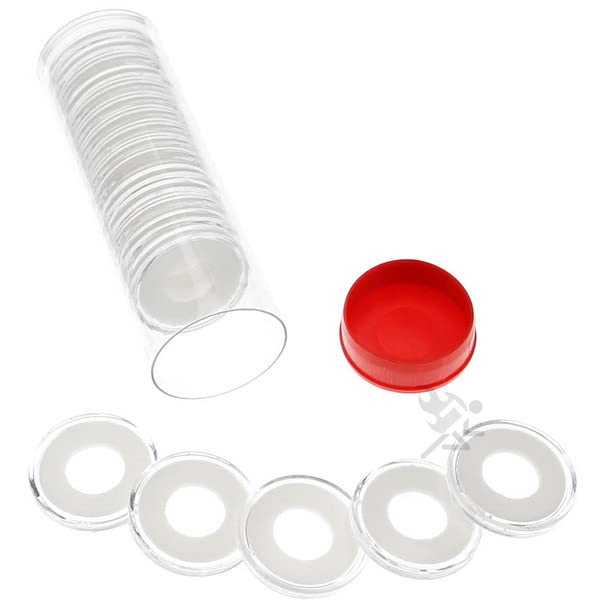 Tubo con cápsulas para monedas Air-Tite 14mm miniatura 1