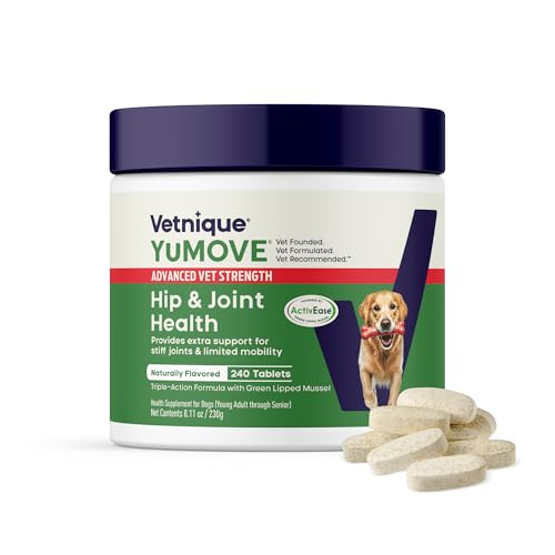 Image of YuMOVE Adult Dog Hip & Joint Supplement, Advanced Vet Strength 240 Tablets