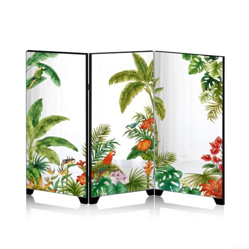 Paravent de table de style chinois pliable en acrylique - Séparateur de pièce - Support décoratif oriental - Petit panneau de séparation de bureau - Décoration d'intérieur asiatique moderne (D)