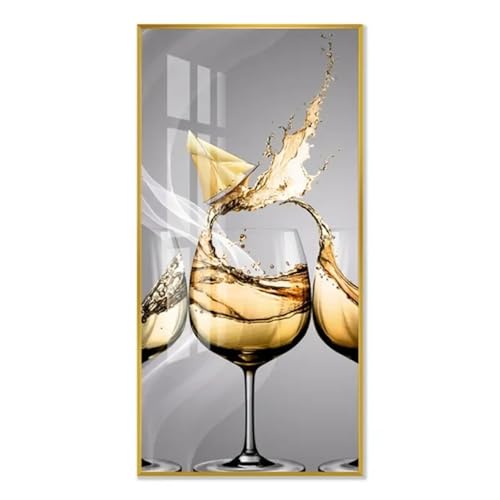 Affiches abstraites de vin rouge pour habiller un grand mur vide de salon ou bar