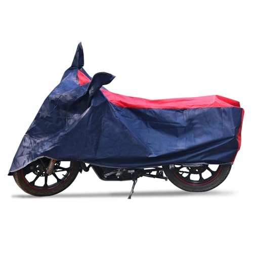 Image of TVS Apache RTR 160V Two Wheeler Cover - Dustproof - UV Protection - Waterproof Bike Body Cover (Blue,Red)