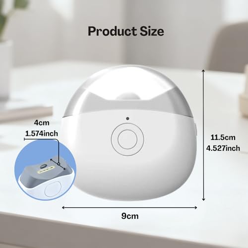 Image of TecoKart Electric Nail Trimmer - Automatic Cutter for Adults & Baby, Rechargeable Nail Grinder for Smooth Grooming, Safe Portable Nail Care Tool for Family Use