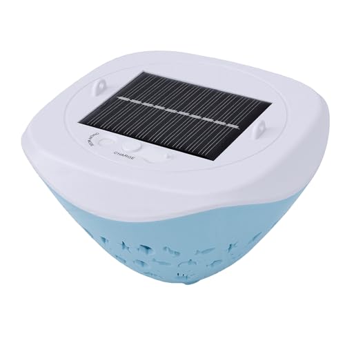 Luz solar flotante para piscina para iluminar fuentes oscuras sin usar cables 2