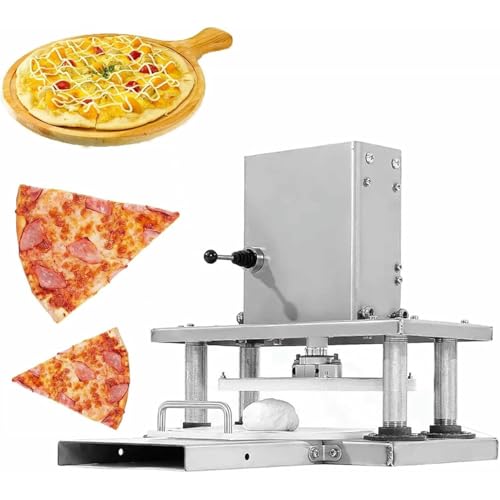 Máquina eléctrica comercial for prensar masa de pizza - Laminadora de masa for bases de pizza, pastel de carne y hojaldre