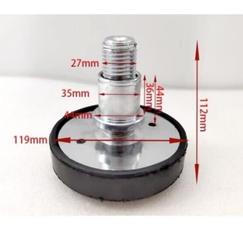 Image of 4pc 35mm Car Lift Pad Rubber Tray Heightening Feet Plus High Leg Pads Shaft Diameter