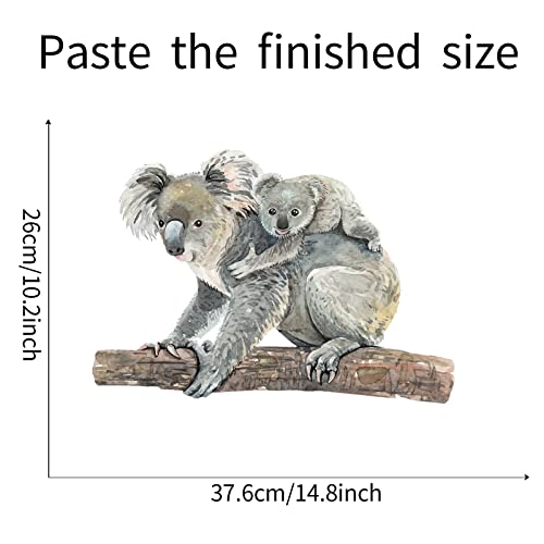 Vinilo Decorativo Koala 3D Removible para Pared miniatura 3
