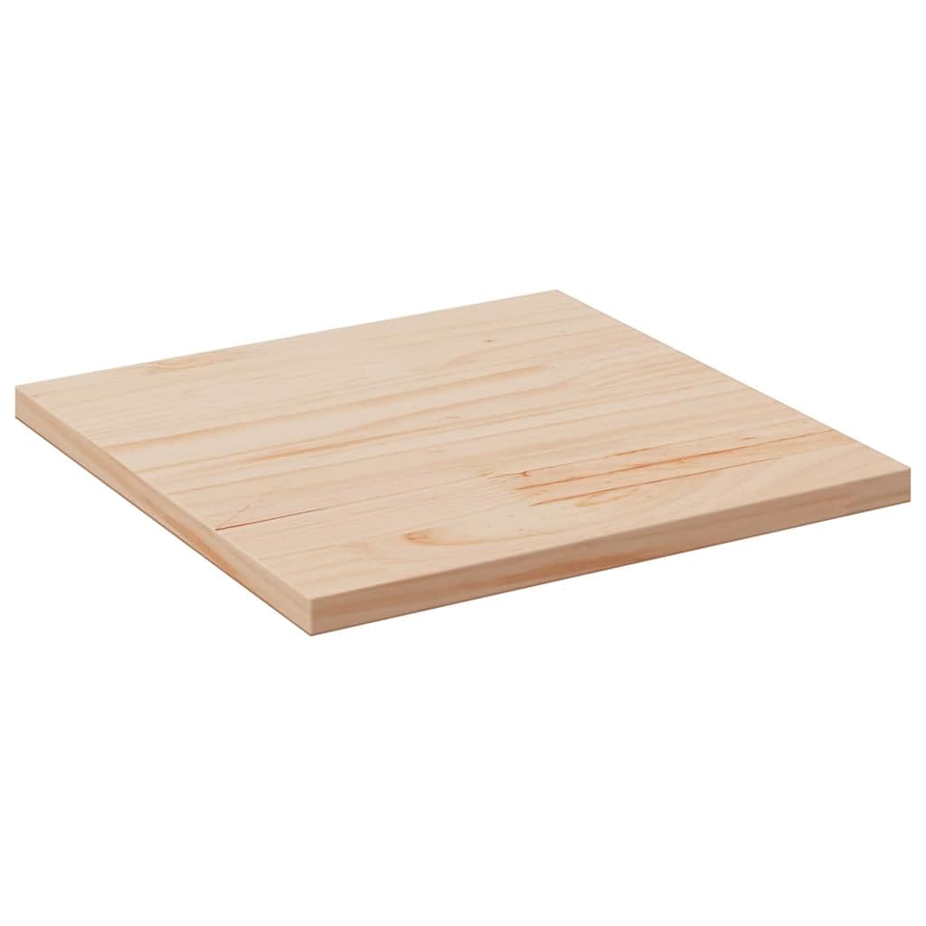Dessus de table 50x50x2,5 cm carré bois de pin massif