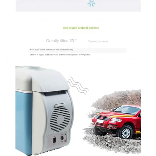 MELLYD Draagbare koeler voor auto, 7,5L, auto 12v, geluidsarme vrachtwagenkoeler, met koel- en verwarmingsfunctie, kleine koelkasten, voor alle 12V-voertuigen - Image 7