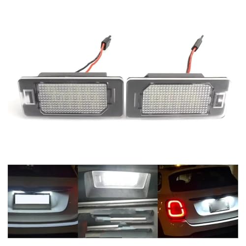 Luz placa matrícula LED Fiat 500X para ITV sin fallos 3
