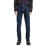 Levi's 512 Slim Taper Fit Jean Jeans, Blue Comet - Bandana Elasticizzata, 36W x 34L Uomo