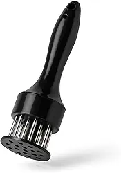 Amaciador de Carne com 16 Agulhas Inox Premium | Dupla Face Precisa | Maciez & Sabor