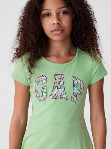 Image of Gap Girls' Short Sleeve Logo Dress