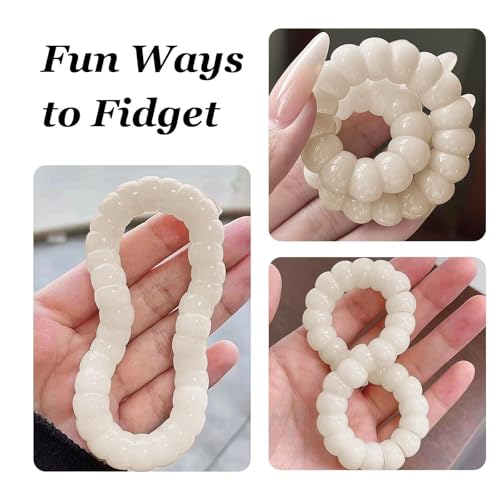 Image of Fidget Bracelet Bodhi Seed Bracelets Anxiety Fidget Bracelets Protection Healing Stretch Alleviate Anxiety Stress Protection Healing Bodhi Jewelry Gifts for Women Men
