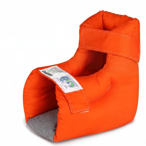 Image of EZ Assitive Heel Protector Sleeves - Open Heel Design for Pressure Relief, Adjustable Straps, Soft & Breathable Fabric, Fits Both Feet (1pc) - Ideal for Bedridden, Elderly & Diabetic Care